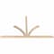 Ekena Millwork Richland Smooth Timber Gable Bracket, Douglas Fir, 108"W x 63"H x 3 1/2"D x 3 1/2"F, 14/12 Pitch GBW108X63X0404RIC00SDF - alternate 4